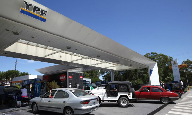 NAFTA-YPF-BAJAS