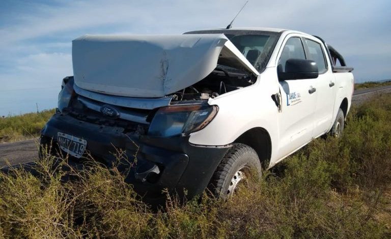 Ruta 151. Dos camionetas chocaron cerca de Catriel