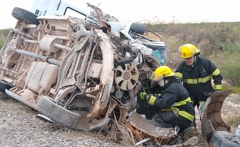Ruta 151. Choque frontal cerca de Catriel