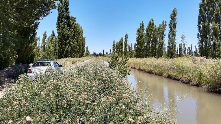 Catriel. Encontraron el cuerpo de una mujer en el canal de riego