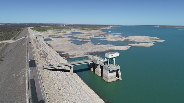 Casa de Piedra bajó a 268,63 metros sobre el nivel del mar