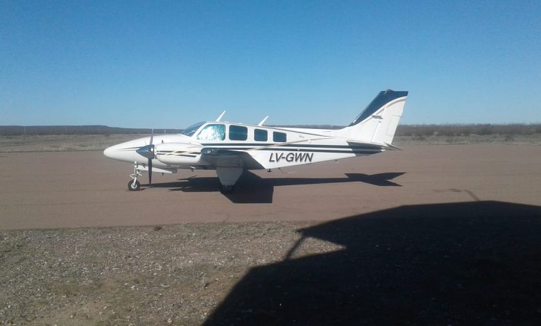 UN AVIÓN ATERRIZÓ SIN AUTORIZACIÓN EN 25 DE MAYO, VIAJABA CASTILLO UNO DE LOS DUEÑOS DE REFIPAMPA.