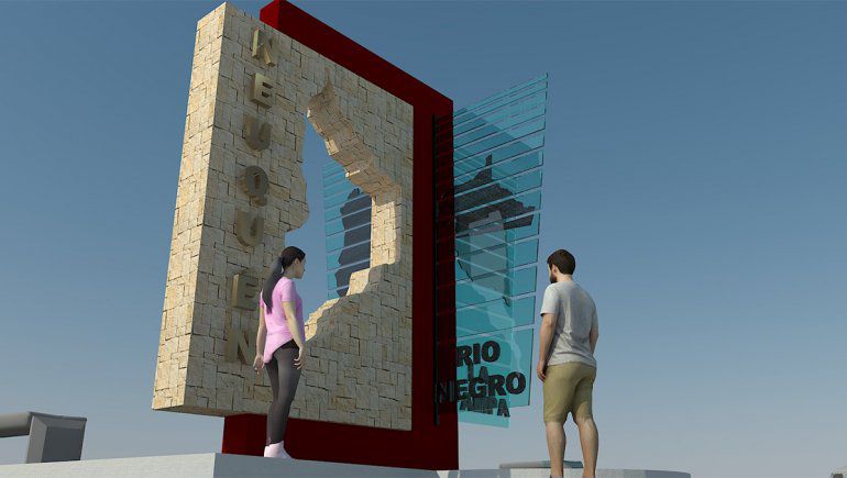 Octavio Pico-Proyectan un parque en el hito que une a cuatro provincias argentinas