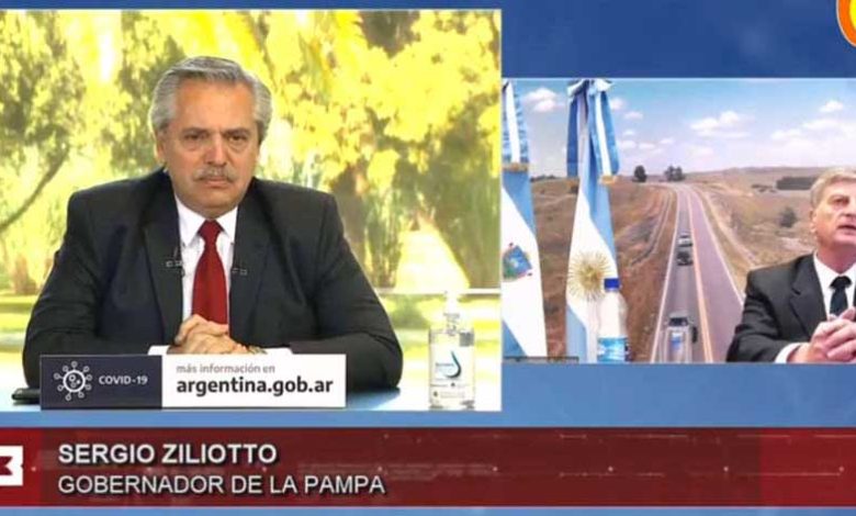 Anuncio de Fernández: la inversión en La Pampa será de $304 millones