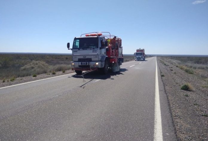 Vialidad realiza tareas de señalización en ruta 151