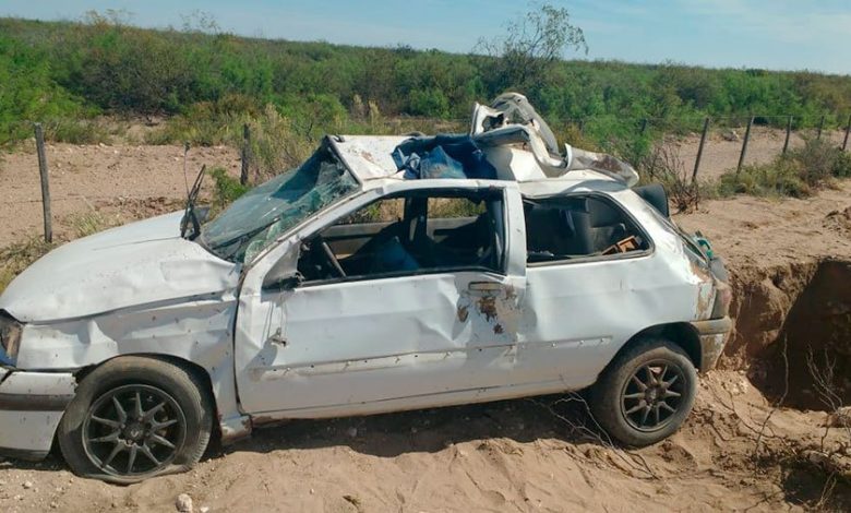 Automovilista volcó y ahora busca a su perra «Tita»