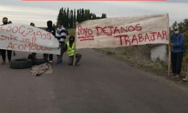 Volvieron los cortes y reclamos en contra de las petroleras en 25 de Mayo