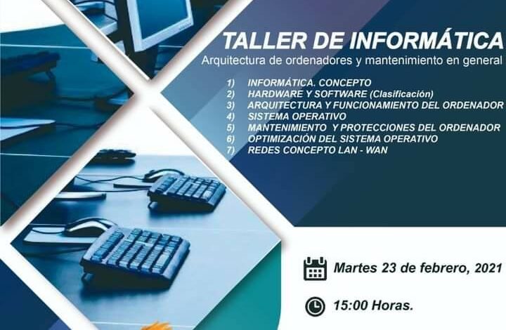 25 DE MAYO-EL ENTE PROVINCIAL CONVOCA A INSCRIPCIÓN PARA TALLER DE INFORMÁTICA.