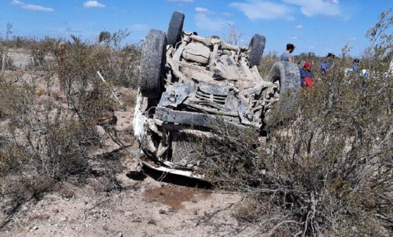 Una familia que viajaba hacia 25 de Mayo volcó y hay un menor con lesiones