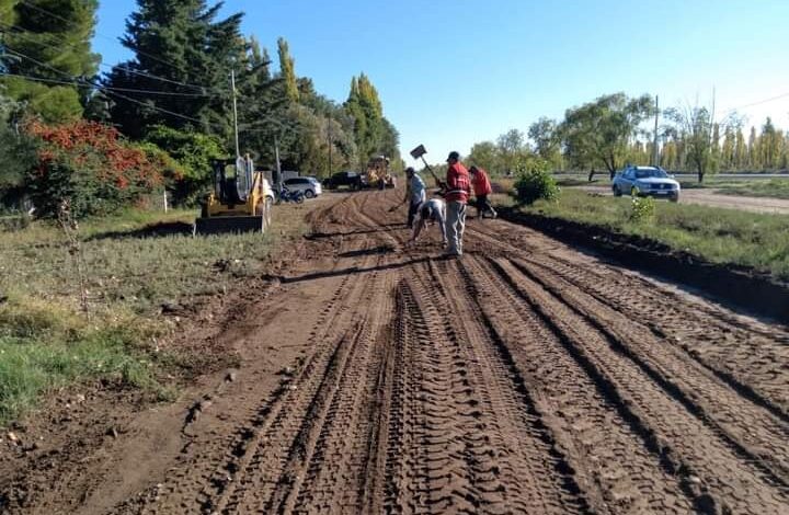 25 de Mayo-Obras Publicas trabaja en mejoramiento de calles