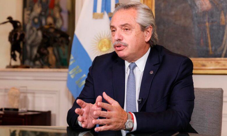 Alberto Fernández dio positivo de coronavirus en un test de antígeno