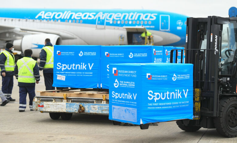 Llegan La Pampa 4.950 dosis del componente 2 de la Sputnik V