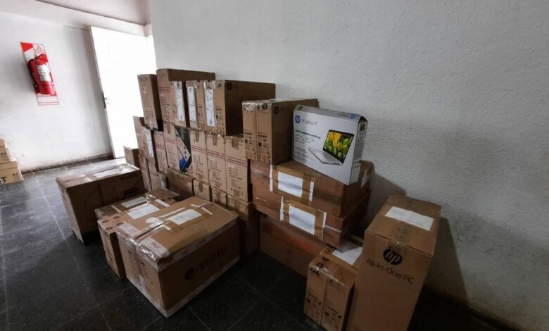 25 de Mayo-El Municipio adquirió insumos para el sector informático