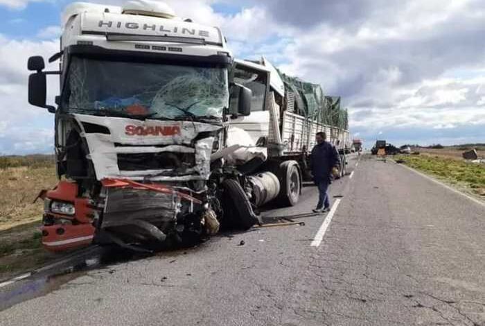 Esta tarde: Dos muertos por un choque en la Ruta Provincial 20