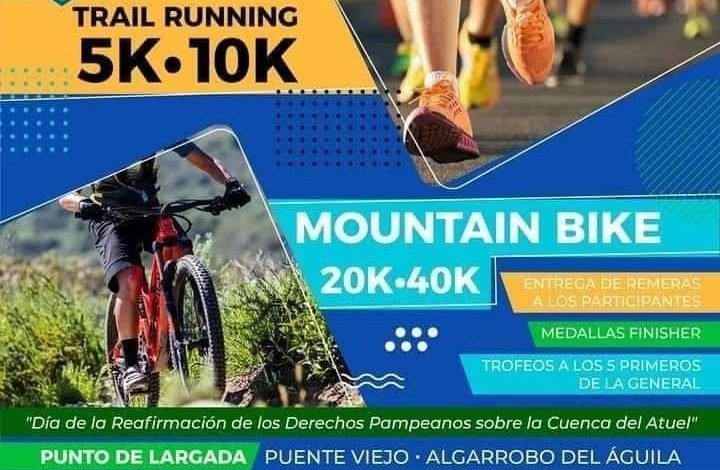 «Correcaminata-MTB-Trailrunning» por el Atuel este fin de semana