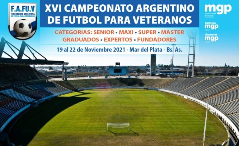 Los Seleccionados de la Liga de Veteranos jugarán el Torneo Nacional