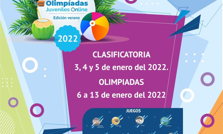 Lanzan la 4ª Edición de las “Olimpíadas Juveniles Online”