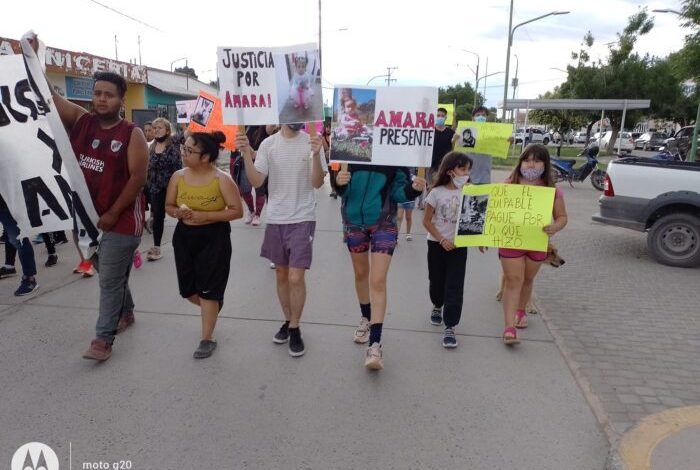 Catriel: se realizó una nueva marcha pidiendo justicia por la nena fallecida en Lote 14