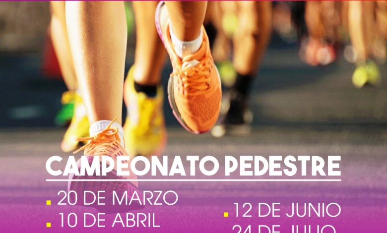 Inició con éxito el campeonato pedestre «25 se Mueve»