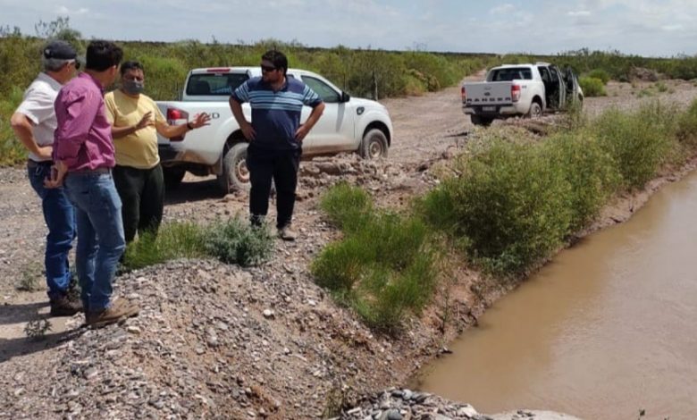Recorrida por áreas de riego de 25 de Mayo