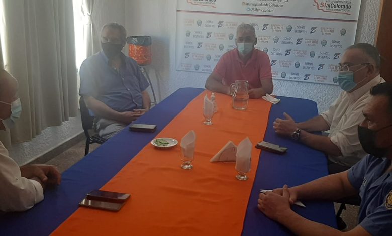 25 de Mayo-Abeldaño se reunió con el Ministro de Seguridad; Di Nápoli