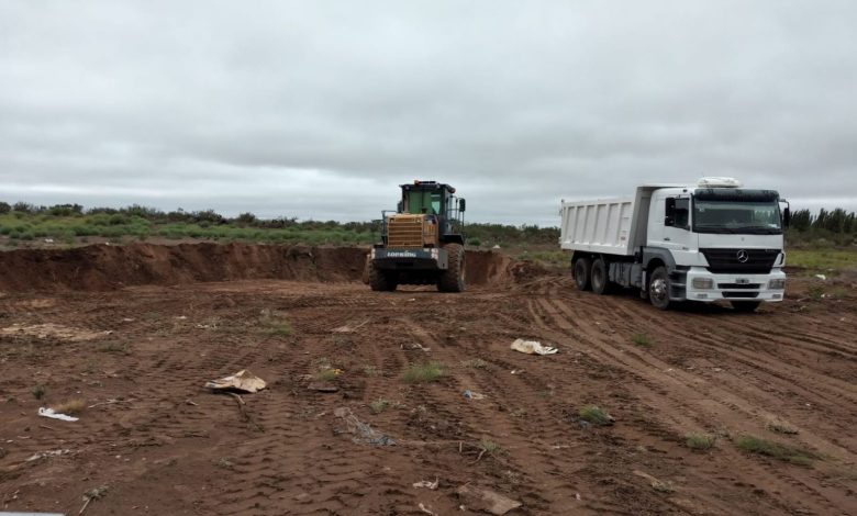 25 de Mayo trabaja en la construcción del nuevo vertedero sanitario