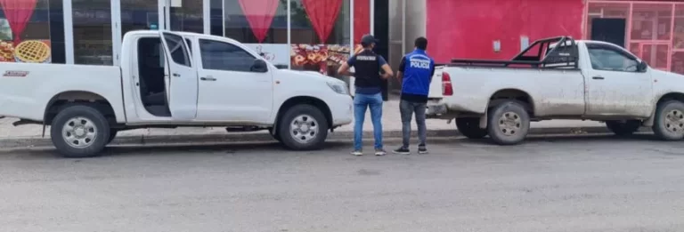 Robaron dos camionetas petroleras y aparecieron a 600 km en Río Negro