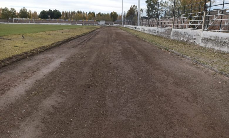 «25 de Mayo cerca del Deporte»- Reacondicionan la pista de Atletismo