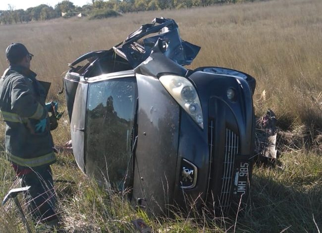 Un muerto en un vuelco sobre la ruta nacional 152