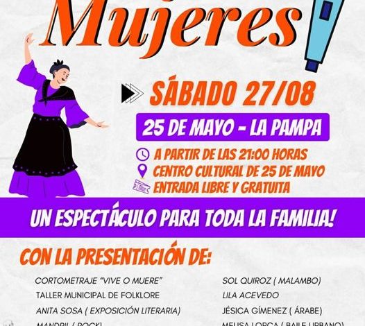 El espectáculo «Simplemente Mujeres» llega a 25 de Mayo