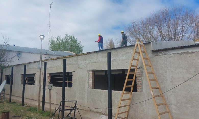 Avanza la obra de la Escuela 141 de El Sauzal