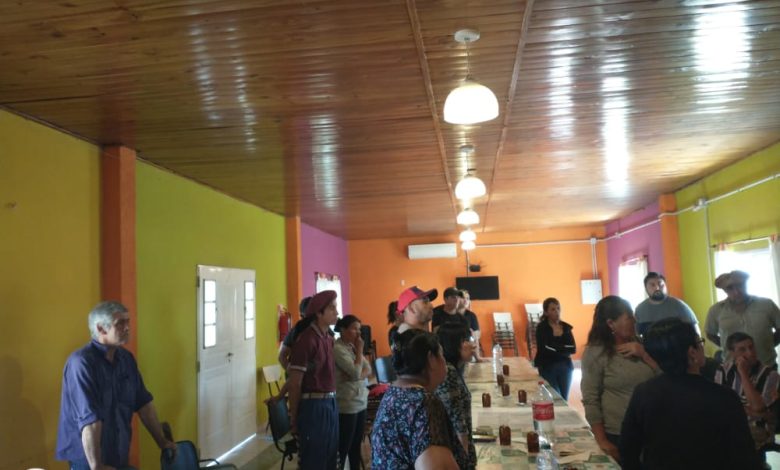 Abeldaño confirmó que avanza en la urbanización de Colonia Chica