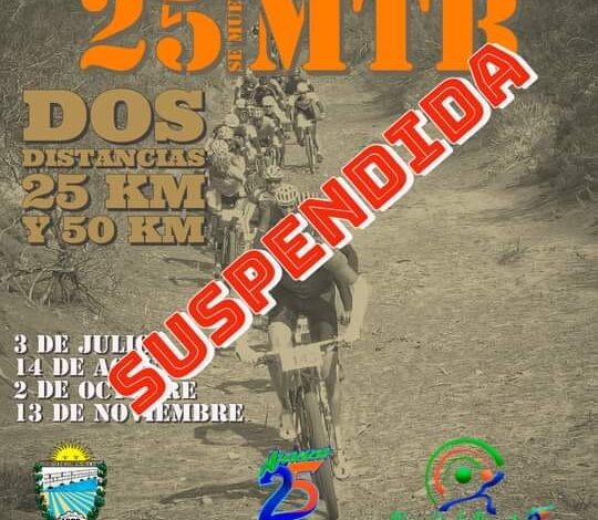 El campeonato de MTB «25 se Mueve» se pospuso para el 20 de noviembre