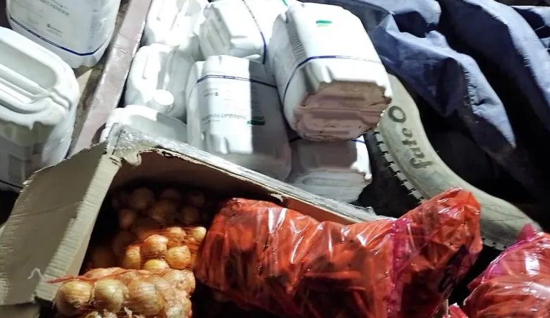 25 de Mayo-Decomisan carne contaminada con productos químicos
