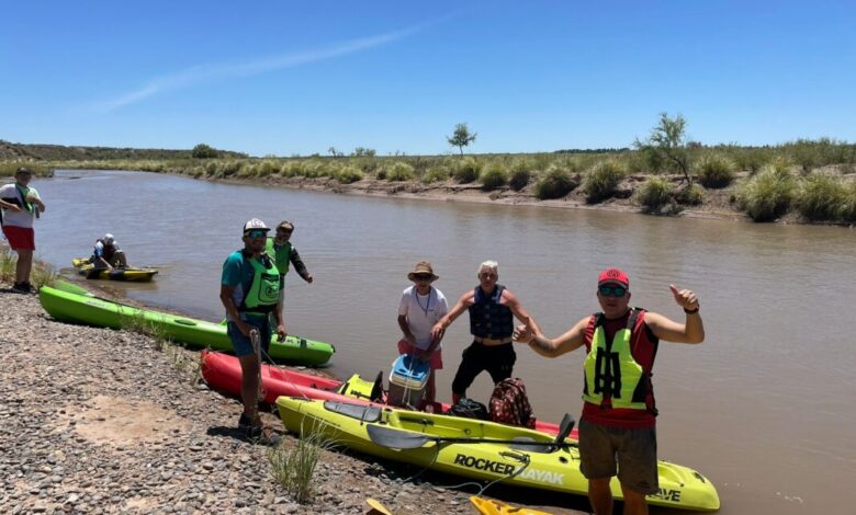 Exitoso encuentro de Kayakistas en el Rio Colorado