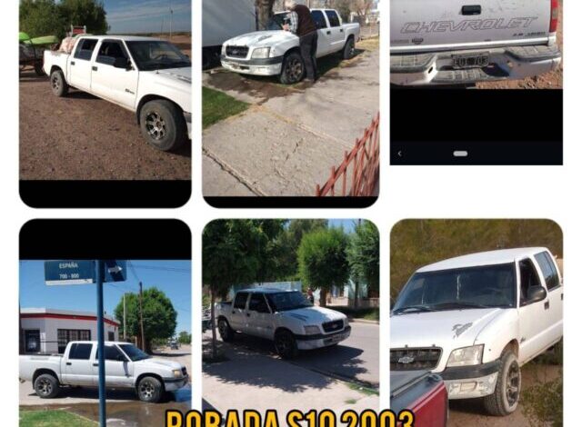 Catriel: Le robaron la camioneta de la puerta de su casa