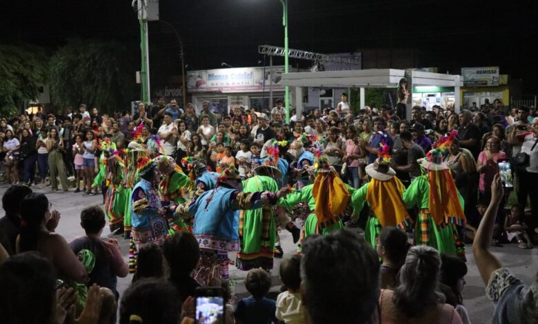 Catriel vivió a pleno el Carnaval 2023