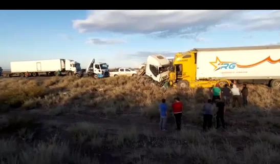 Accidente en ruta 151. Una persona fallecida y heridos