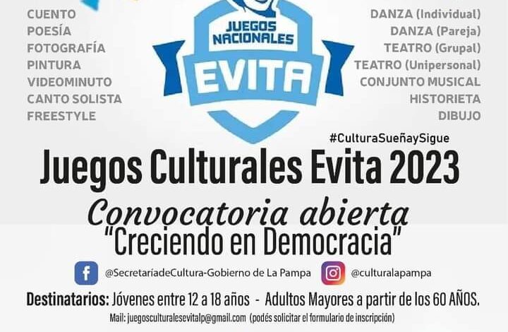 Juegos Culturales Evita 2023