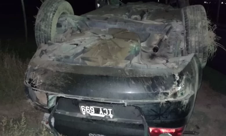 La Pampa-Se mató un comisario retirado al volcar en la Ruta 35