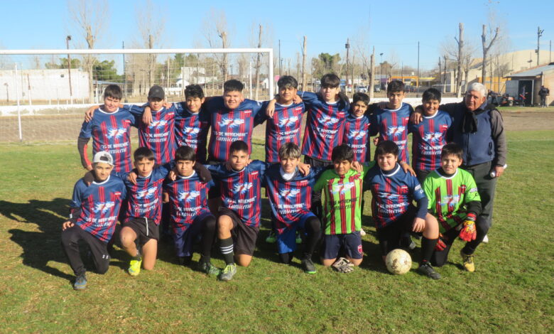 Juegos Deportivos Pampeanos a puro futbol en 25 de Mayo