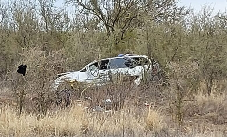Vuelco fatal en ruta 151, cerca de Medanito