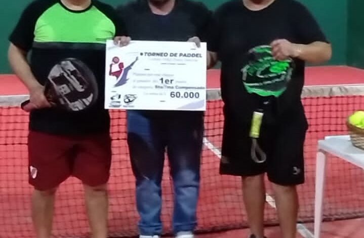 Lopez y Ruiz se quedaron con el podio en el torneo de M&S Padel Indoor