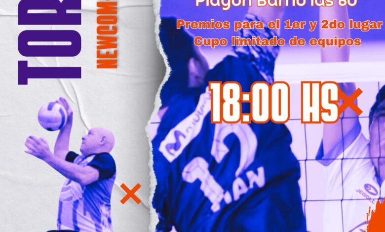 25 de Mayo-Torneo de Voley y newcom el fin de semana