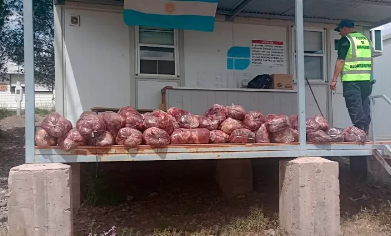 Puente Dique: nuevo decomiso de carne