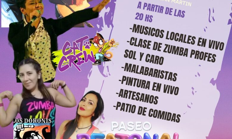 25 de Mayo Se vienen 10 noches con el Paseo de Verano