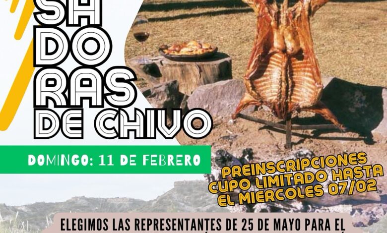 1° Concurso de Mujeres Asadoras de Chivo | 25 de Mayo buscará sus representantes
