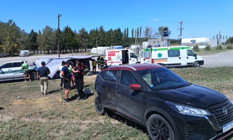 Ruta 151: terrible accidente cerca de Catriel. Varios heridos
