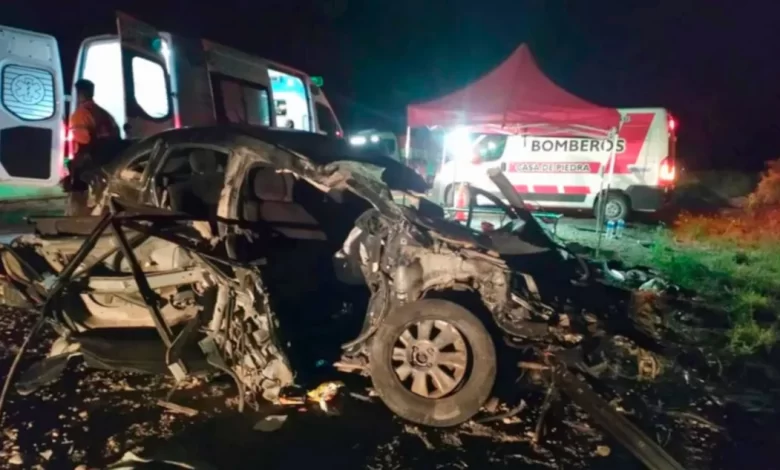 Siniestro vial: murieron cuatro personas en Casa de Piedra