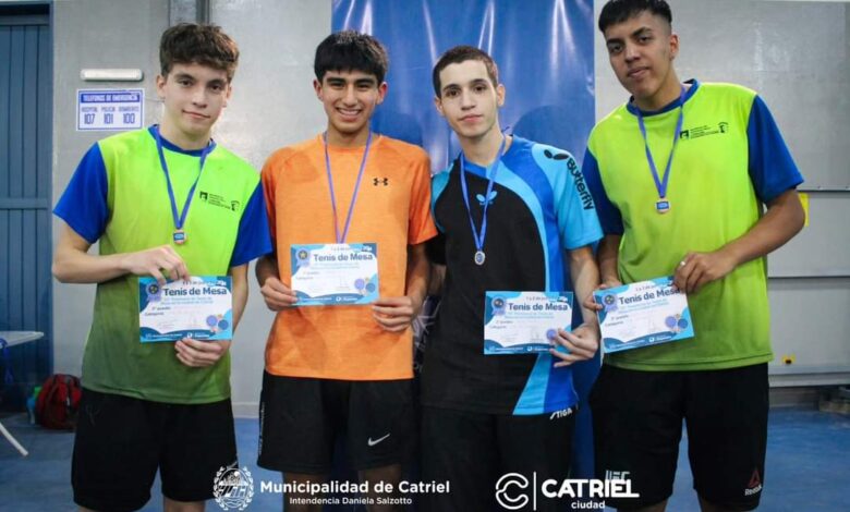 25 de Mayo presente en el Provincial de Tenis de Mesa en Catriel